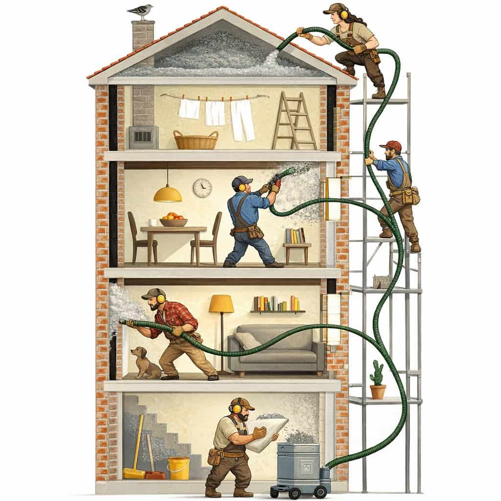 EcoCelPro Misiones, especialista en aislamiento por celulosa